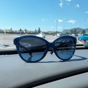 Coach blue tint sunglasses